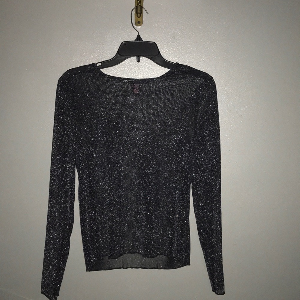 Victoria secret, sparkly, see through blouse - Picture 2 of 3